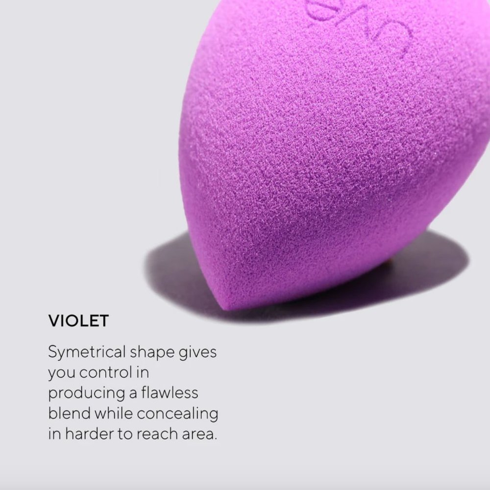 NIB Violet Antimicrobial Blender - UVe Beauty - Picture 4 of 9